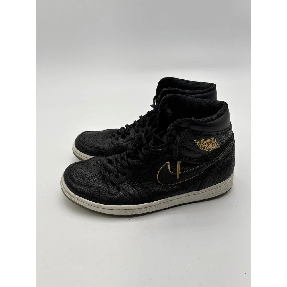 Nike Air Jordan 1 Retro High OG City of Flight Black Gold 555088-031 Mens 10